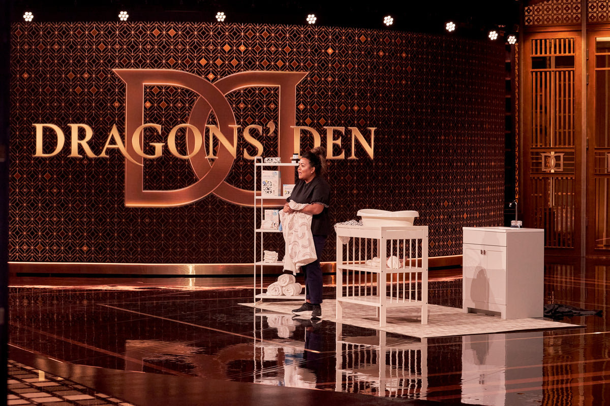 Oneberrie pitch on the Dragons’ Den stage